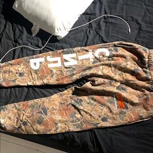 Heron Preston camouflage sweatpants